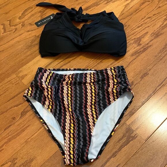 Tempt Me Other - Tempt Me bikini two piece swim set.  High waist